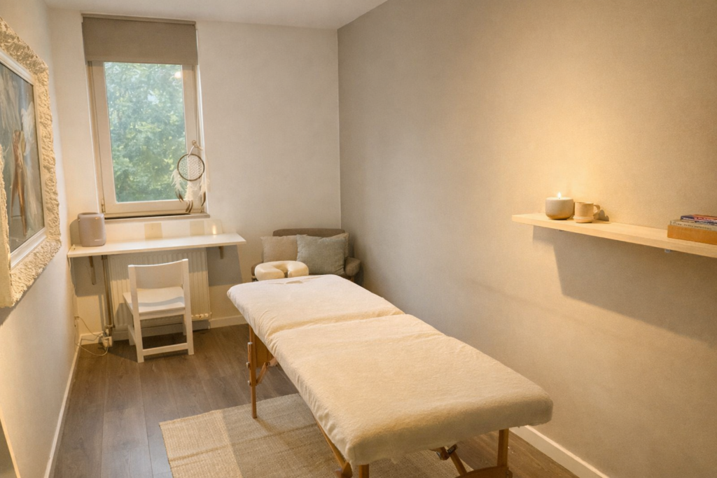 Reiki & Massage tafel